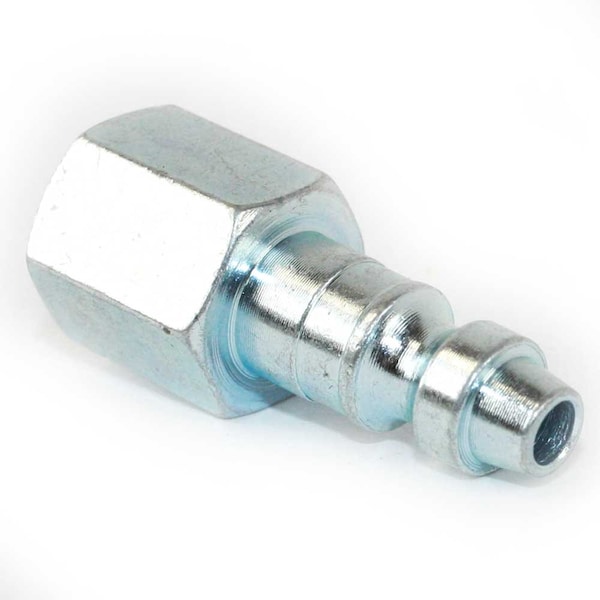 Interstate Pneumatics 1/4 Inch Diamond U Series Coupler Plug x 1/4 Inch Female NPT CPD440 - main